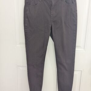 M Jeans By Maurice High Rise Super Skinny Brown Jeans Small Short